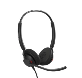 Jabra Engage 40 MS Stereo Inline Link Laidinės ausinės, USB-C/USB-A, Juoda