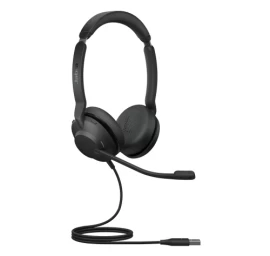 Jabra Evolve2 30 SE UC Stereo Laidinės ausinės, USB-A, Juoda