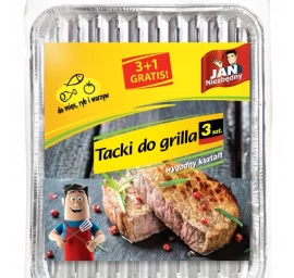 Jan Niezbędny, Grilio Padėklai, Stačiakampiai, Maži, 3 Vnt.
