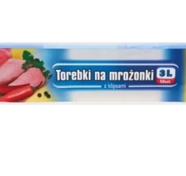 Jan Niezbędny, Maišeliai šaldytam Maistui Su 3 L Spaustukais, 50 Vnt.