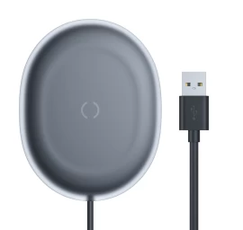 jelly Qi 15 W Belaidis įkroviklis Ausinėms + Usb Kabelis - Usb-c Juodas