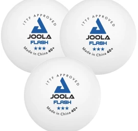 joola Flash Stalo Teniso Kamuoliukai 3 Vnt. Balti