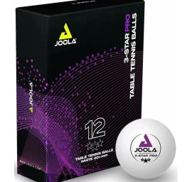 joola Pro 3 Star Stalo Teniso Kamuoliukai 12 Vnt. Balti
