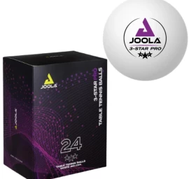 joola Pro 3 Star Stalo Teniso Kamuoliukai 24 Vnt. Balti