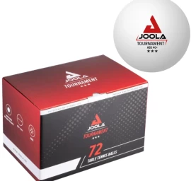 joola Turnyro Stalo Teniso Kamuoliukai 3 žvaigždutės 72 Vnt. Balti