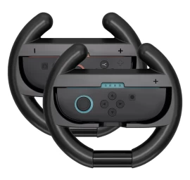 joy-con Vairo Simuliatorius, Skirtas nintendo Switch 2, Juodas - 2 Vnt.