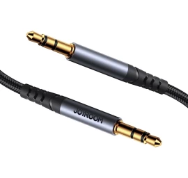 joyroom Stereofoninis Garso Kabelis Aux 3,5 Mm Mini Lizdas 1,2 M Juodas (sy-a08)