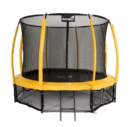 jumpi 312cm/10ft maxy Comfort Plus Geltonas Sodo Batutas Su Vidaus Tinkleliu