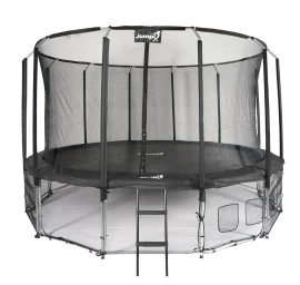jumpi 487 Cm/16ft maxy Comfort Juodas Sodo Batutas Su Vidiniu Tinklu