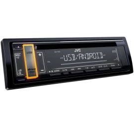 JVC, KD-T401 CD/USB MP3/WMA automagnetola su AUX įėjimu