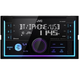 JVC, KW-X830BT 2-DIN USB/CD MP3 magnetola su AUX ir Bluetooth