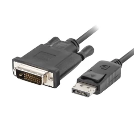 Kabel DisplayPort v1.2  DVI-D(24+1) 1.8M czarny
