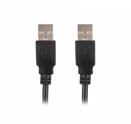 Kabel USB -A M/M 2.0    1.8m czarny