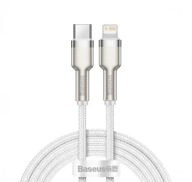 Kabelis Cafule Series Metal Data Usb-c - Iphone Lightning 20w Pd 1 M - Baltas