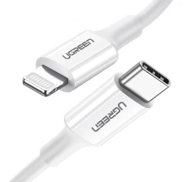 Kabelis Iphone Mfi Usb-c - Lightning 20w 3a 1m Baltas