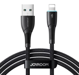 Kabelis Iphone Starry Series Usb-a - Lightning 3a 1 M Juodas