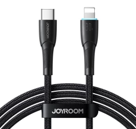 Kabelis Iphone Starry Series Usb-c - Lightning 30w 1 M Juodas