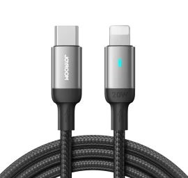 Kabelis Iphone Usb-c - Lightning A10 Serijos 20w 2 M Juodas