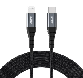 Kabelis Iphone Usb-c - Lightning Mfi 480mb/s 3a 3 M Juodas