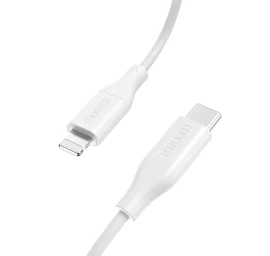 Kabelis Iphone Usb-c - Lightning Mfi Pd 30w 1,2 M - Baltas