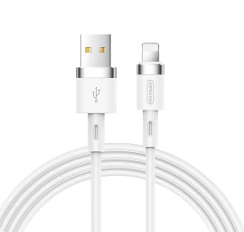 Kabelis Iphone Usb - Lightning 2.4a 1.2m Baltas