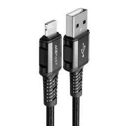 Kabelis Mfi - Iphone Usb - Lightning 2.4a 1,2 M Juodas