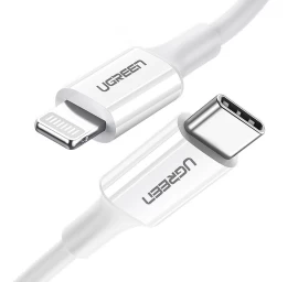 Kabelis Mfi Usb-c - Iphone Lightning 20w 3a 0,25 M - Baltas