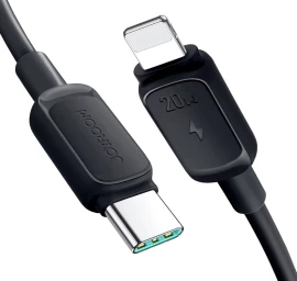 Kabelis multi-color Series A14 Usb-c - iphone Lightning 20w 1,2 M - Juodas