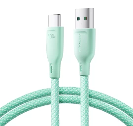 Kabelis multi-colour Series Usb-a - Usb-c 100w Greitojo Perdavimo Kabelis 1 M žalias