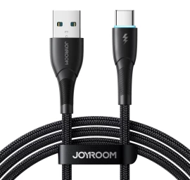 Kabelis Starry Series Usb-a - Usb-c 3a 1m Juodas