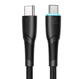 Kabelis Starry Series Usb-c - Usb-c 60w 1 M Juodas