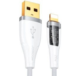 Kabelis Su Išmaniuoju Jungikliu Usb-a - Iphone Lightning 1,2 M - Baltas