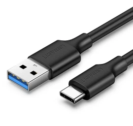 Kabelis Usb-a 3.0 - Usb-c 3a 0,5 M - Juodas