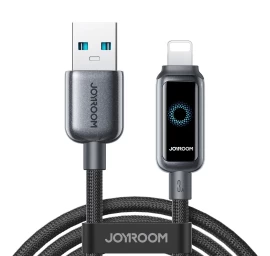 Kabelis Usb-a - Iphone Lightning 3a 1,2 M - Juodas