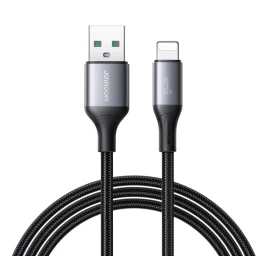 Kabelis Usb-a - iphone Lightning Flash Series 3a 1 M - Juodas