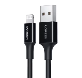 Kabelis Usb-a - Iphone Lightning Mfi 2.4a 2 M - Juodas