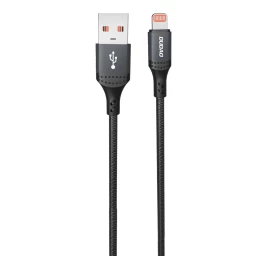 Kabelis Usb-a - iphone Lightning Pintas Kabelis 3a 30w 1,2 M - Juodas