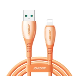 Kabelis Usb-a - iphone Lightning Vibrant Series 3a 1,2 M - Oranžinis