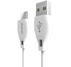 Kabelis Usb-a - Usb-c 2.1a 1 M - Baltas