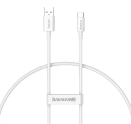 Kabelis Usb-a - Usb-c superior Series 100w 25 Cm - Baltas