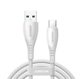 Kabelis Usb-a - Usb-c vibrant Series 3a 1,2 M - Baltas