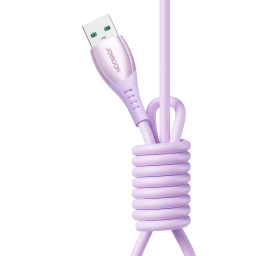 Kabelis Usb-a - Usb-c vibrant Series 3a 1,2 M - Violetinės Spalvos
