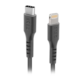 Kabelis Usb-c - Iphone Lightning 1 M - Juodas