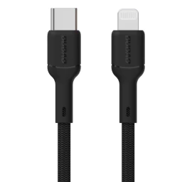 Kabelis Usb-c - iphone Lightning 30 W 1 M - Juodas
