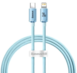 Kabelis Usb-c Iphone Lightning Greitasis įkrovimas 20w 1,2 M Mėlynas