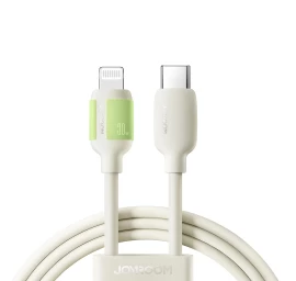 Kabelis Usb-c - iphone Lightning Su Fluorescenciniu Antgaliu 2 M 30 W - Smėlio Spalvos