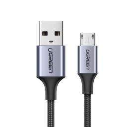 Kabelis Usb - Micro Usb 2 M Pilkas
