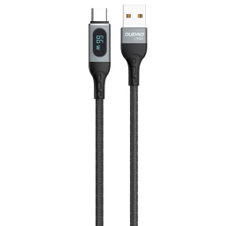 Kabelis Usb - Usb-c Greitojo įkrovimo Ekranas Pd 66w 1 M Juodas