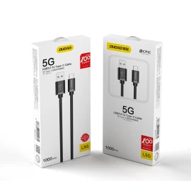Kabelis Usb - Usb Type C Super Fast Charge 1 M Juodas