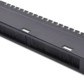 Kabelių įvesties Skydas Su šepetėliu 1u S/480 G/120 Juodas (ral 9005)
